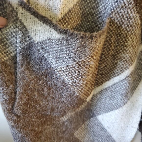 Joseph A Long Open Cardigan Sweater Women's Size Small Pockets Soft Relaxed Fit - Picture 8 of 10